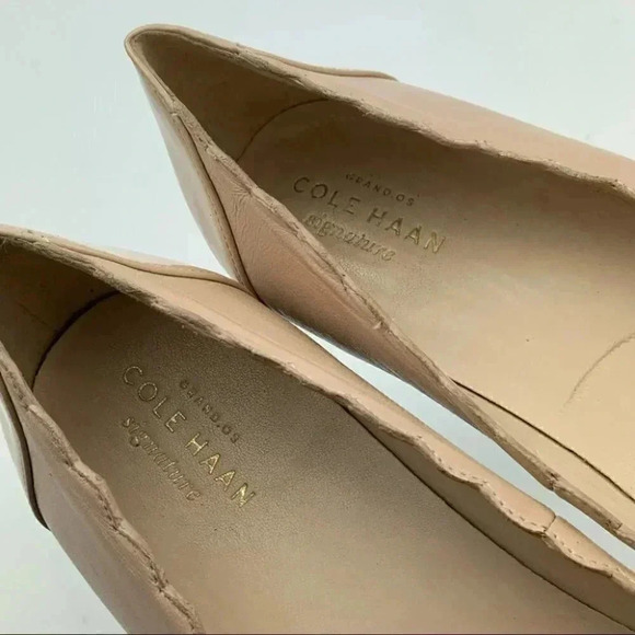 Cole Haan grand OS signature ballet flats size 8  pink leather balletcore - Picture 11 of 12